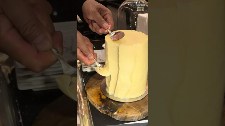 World Famous Butter Tower & Bread Trolley: Two Michelin Star Joël Robuchon in Las Vegas