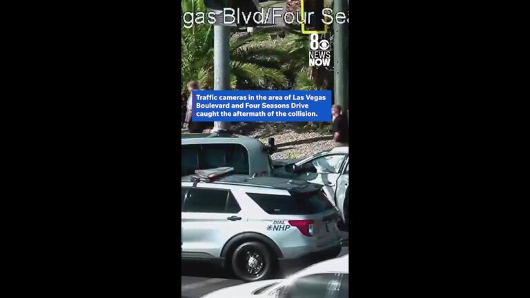 Zoox Robotaxi Crashes On Las Vegas Strip