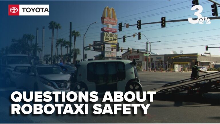 Zoox robotaxi crash on Las Vegas Strip raises questions about driverless safety