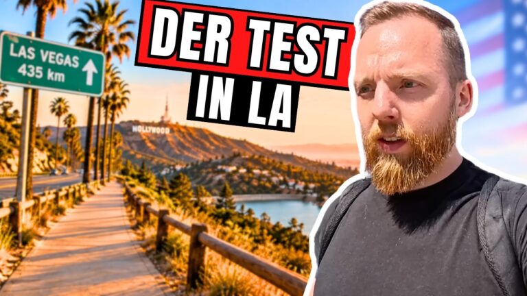 Zu Fuß von LA nach Las Vegas? Der Test in Los Angeles!
