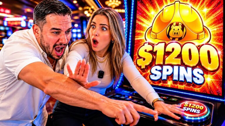 $1200 Spins on the Slot Machine That MADE ME RICH!!!