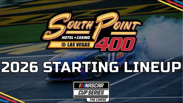 2026 South Point 400 at LAS VEGAS | STARTING LINEUP