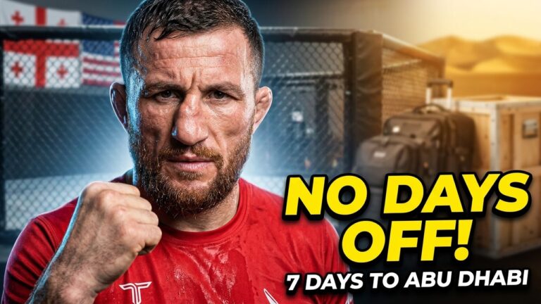 7 days before the fight / training in las vegas before abu dhabi, no days off!