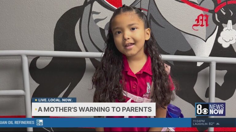 7-year-old girl hospitalized; Las Vegas mother urges parents to speak up