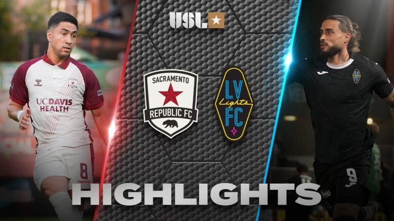 9.30.2026 Sacramento Republic FC vs. Las Vegas Lights FC – USL Championship Game Highlights