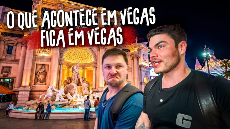 ANDANDO A PÉ LAS VEGAS INTEIRA! FOMOS NO HOTEL DO SE BEBER, NÃO CASE!