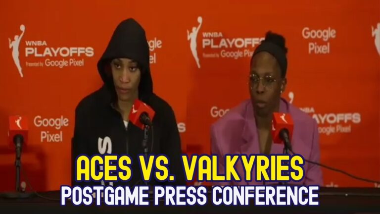A’ja Wilson & Chelsea Gray: Las Vegas Aces Postgame Presser | vs. GS Valkyries | 10.09.26