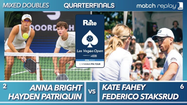Anna Bright & Hayden Patriquin vs Kate Fahey & Federico Staksrud | PPA Las Vegas Open Quarterfinal