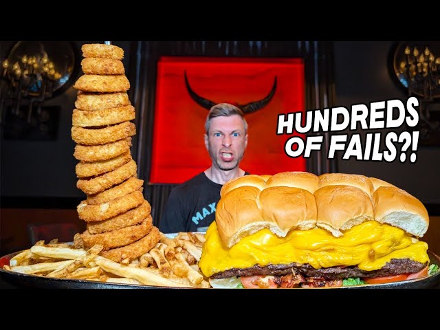 BIGGEST BURGER IN VEGAS! THE “BEAST” BURGER CHALLENGE HUNDREDS HAVE FAILED!