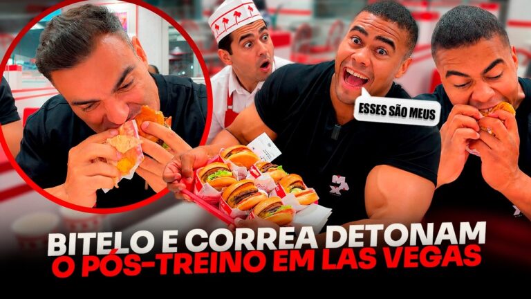BITELO DEVOROU O MELHOR HAMBÚRGUER DE LAS VEGAS COM CORREA