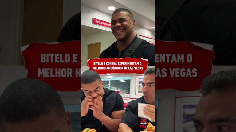 BITELO E CORREA EXPERIMENTAM O MELHOR HAMBÚRGUER DE LAS VEGAS