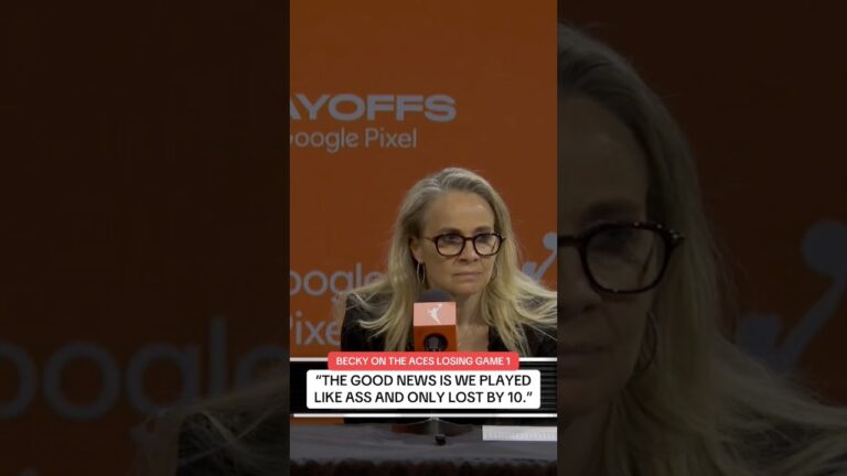 Becky Hammon on the Las Vegas Aces Losing Game 1 to Golden State Valkyries