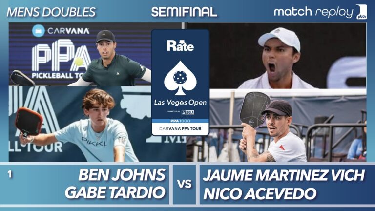 Ben Johns & Gabe Tardio vs Jaume Martinez Vich & Nico Acevedo at the PPA Rate Las Vegas Open