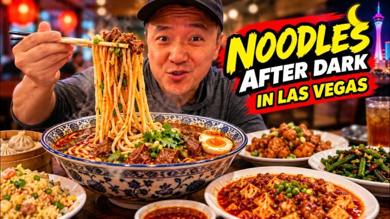 Best Chinese Noodles AFTER DARK in Las Vegas!