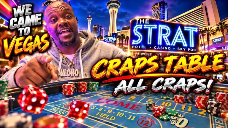 Bubble Craps King Takes on REAL CRAPS in Las Vegas! 🎲 Can I Beat THE STRAT