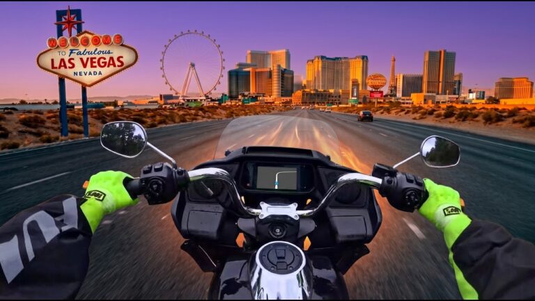 CHEGAMOS EM LAS VEGAS DE MOTO