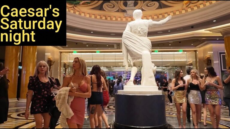 Caesars Palace Las Vegas Saturday night