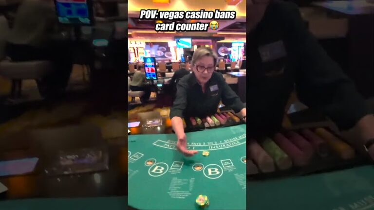 Card Counter KICKED OUT in Las Vegas POV #blackjack #casino