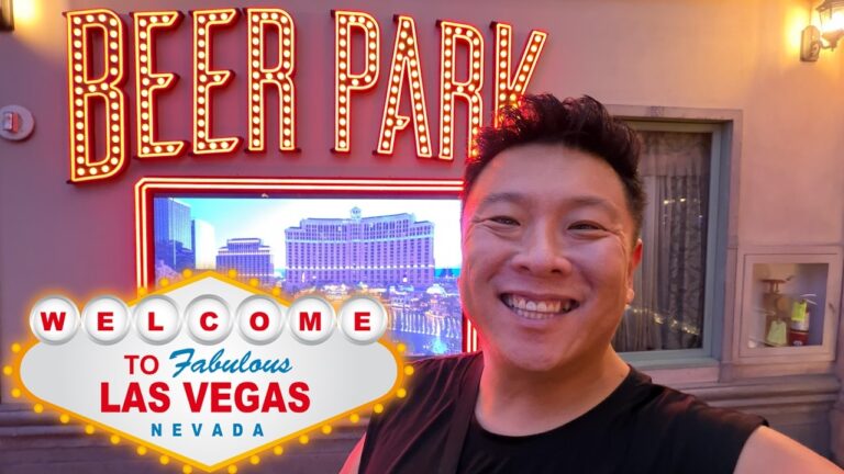 Dining Over the Las Vegas Strip! (Beer Park Paris Vegas Review)