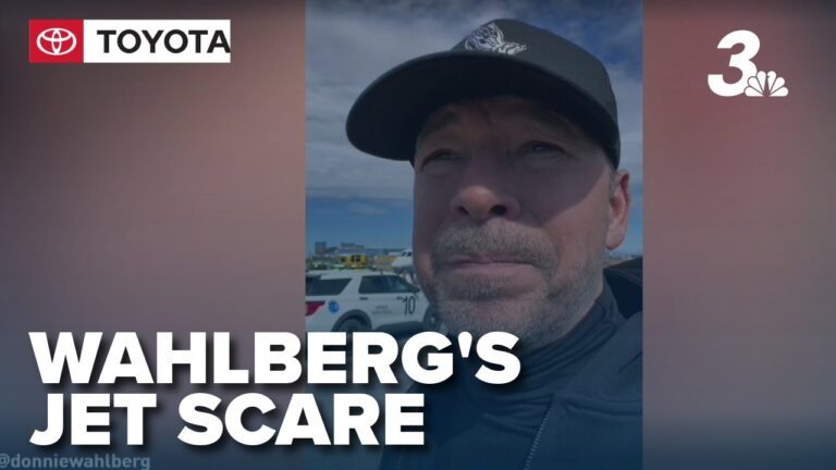 Donnie Wahlberg says he was on jet that skidded off Las Vegas airport runway