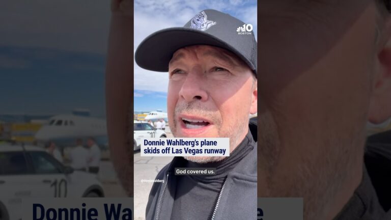 Donnie Wahlberg’s plane skids off Las Vegas runway