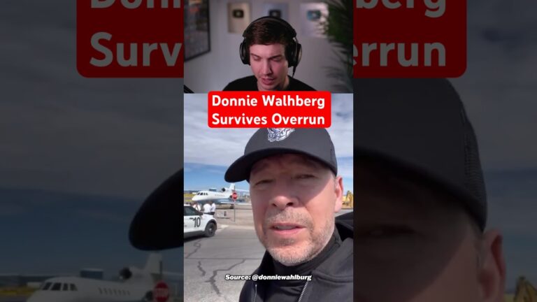Donnie Walhberg Survives Overrun in Las Vegas