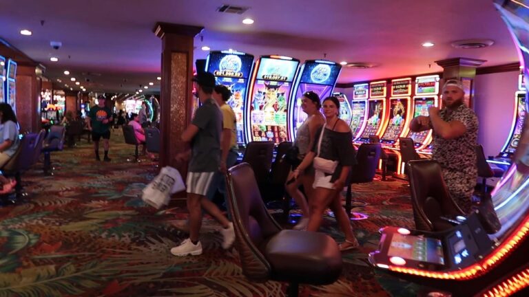 Downtown Fremont Street Las Vegas Night Scenes