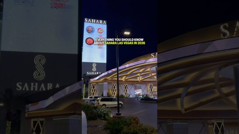 EVERYTHING YOU SHOULD KNOW ABOUT SAHARA LAS VEGAS IN 2026 #HostedBySahara