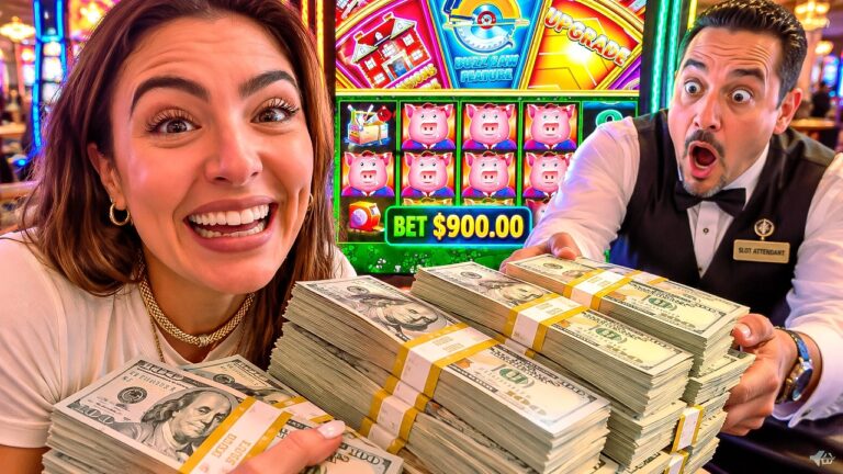 FIRST TIME EVER $900/Spins HIT FIVE TIMES On $1,200,000 Huff n Puff Had Everyone SCREAMING!