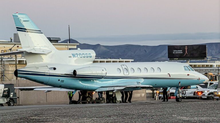 Falcon 50 (N200SG) Runway Excursion on Rejected Takeoff | Las Vegas Harry Reid Airport