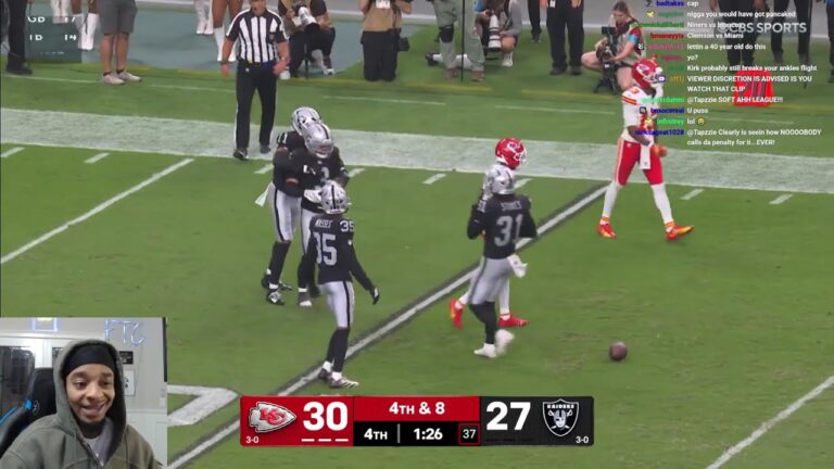 FlightReacts To Kansas City Chiefs vs. Las Vegas Raiders Game Highlights | NFL 2026 Season Week 4!