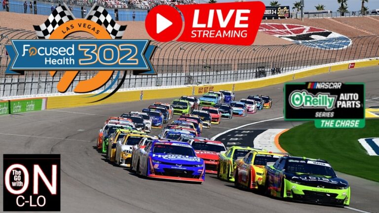 🔴Focused Health 302 at Las Vegas. Live Nascar Oreilly Auto Parts Series. Live Commentary & Reaction