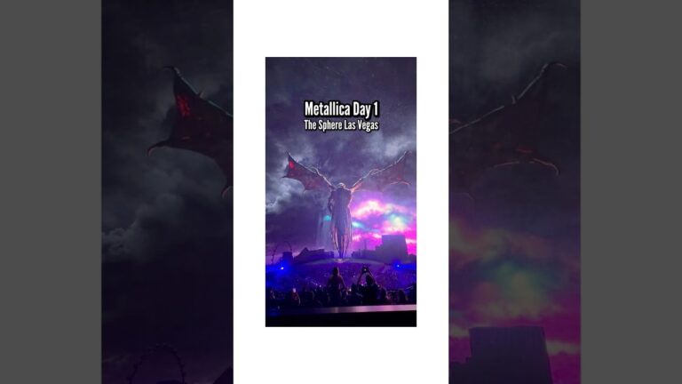 Here’s a recap of Metallica day 1 at The Sphere Las Vegas.
