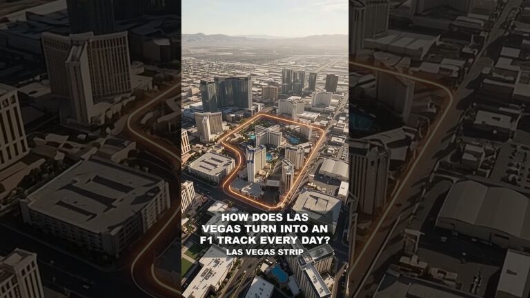 How the Las Vegas F1 Track Is Built on a Street That Never Closes
