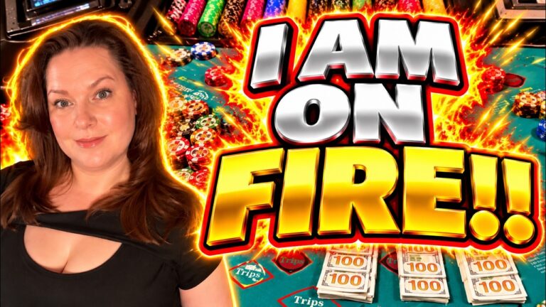 I AM ON FIRE! ULTIMATE TEXAS HOLD ‘EM in LAS VEGAS! 🔥🔥 (UTH)
