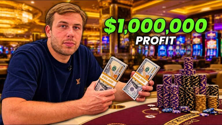 I Bet $50,000 PER HAND Playing Blackjack in Vegas…