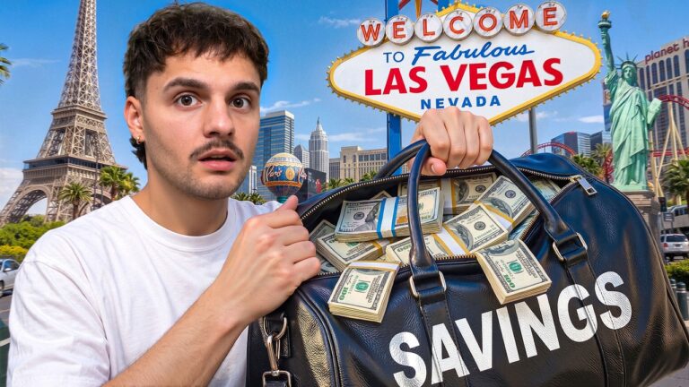 I Gambled My Life Savings In Las Vegas!
