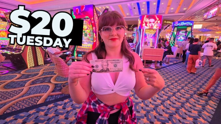 I Put $20 in 10 Brand New Slot Machines in Las Vegas!