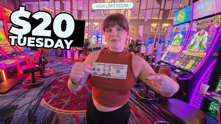 I Put $20 in 10 High Progressive Slot Machines in Las Vegas!
