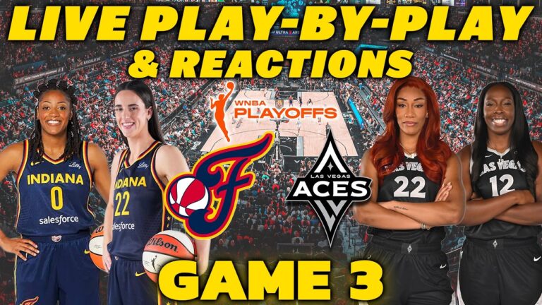 Indiana Fever vs Las Vegas Aces | Live Play-By-Play & Reactions