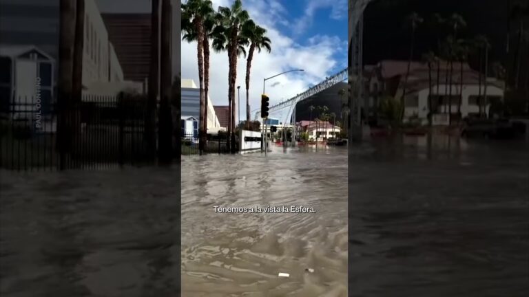 Inundación en Las Vegas convierte en ríos las calles de la ciudad | Noticias Telemundo