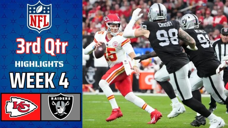 Kansas City Chief vs Las Vegas Raiders Full Highlights 3rd Qtr Week 4  | Oct 4 | NFL Season 2026