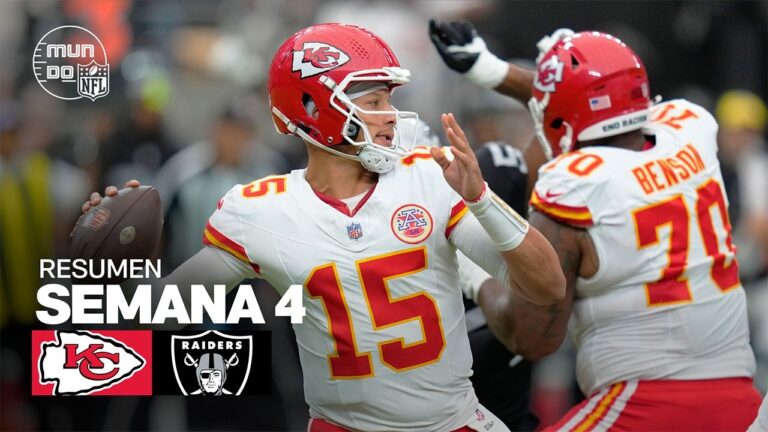 Kansas City Chiefs vs. Las Vegas Raiders | Semana 4 – Temporada NFL 2026 | Resumen en español