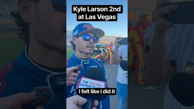 Kyle Larson finishes 2nd at Las Vegas
