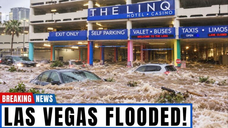 LAS VEGAS FLOOD CRISIS DEEPENS! Severe Rainfall Floods Streets and Disrupts Traffic (Latest Updates)