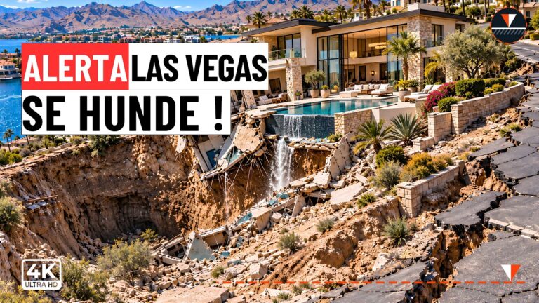 LAS VEGAS se hunde: MANSIONES de MILLONES agrietadas y un lago que nadie puede pagar | 4K