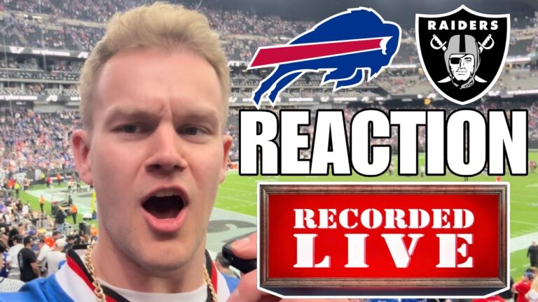LIVE Buffalo Bills fan REACTION to a win at Las Vegas Raiders in Week 6