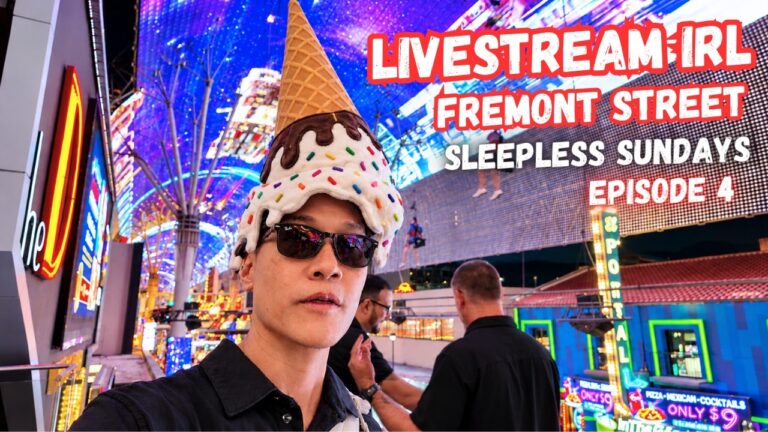 LIVE Las Vegas, Fremont street, Sleepless Sundays, Live Stream IRL now!