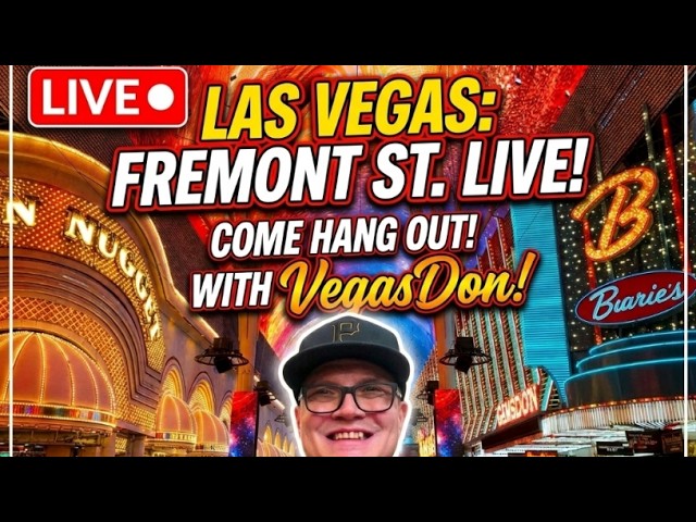 🔴 LIVE from Fremont Street Las Vegas ⚠️ Vegas Nightlife Livestream – Downtown Party #subscribe