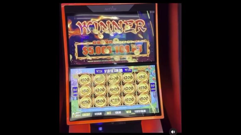 Lady hits $5,000,000 at Aria casino in Las Vegas on Dragon Link Slot Machine! #luckyspin #jackpot